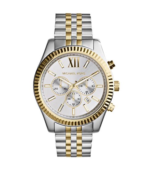 michael kors steel watch|michael kors lexington men's watch.